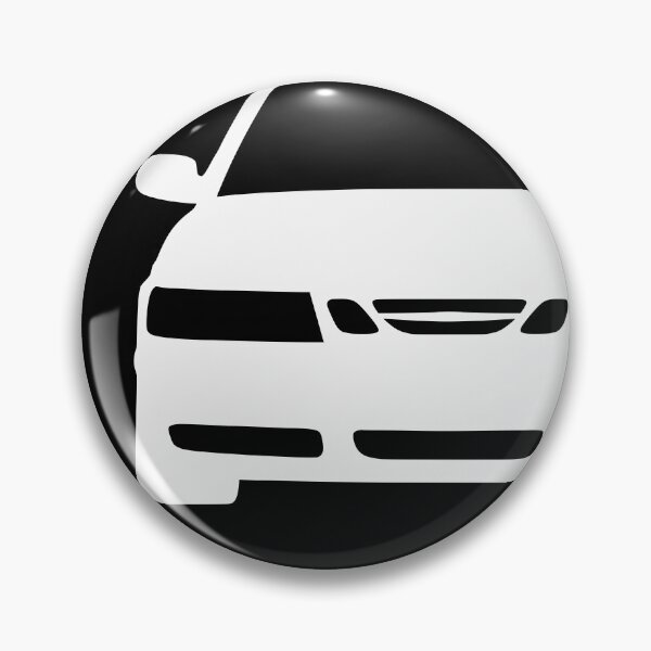 Item preview, Saab 9-3 1998-2003 white silhouette designed and sold by EdimDesign.