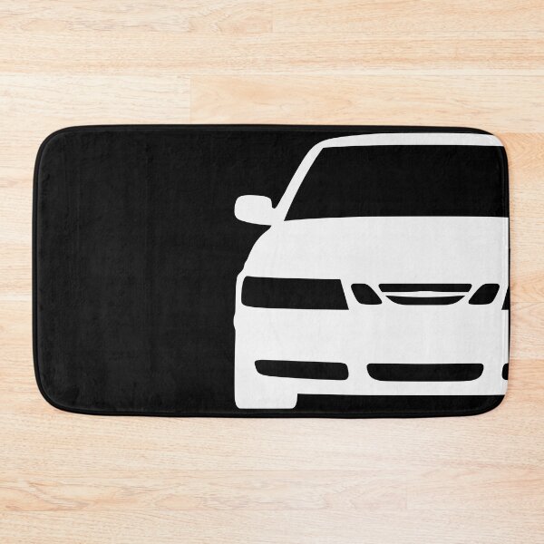Item preview, Saab 9-3 1998-2003 white silhouette designed and sold by EdimDesign.
