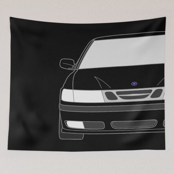 Artikelvorschau, Saab 9-3 1998-2003 farbig entworfen und verkauft von EdimDesign.