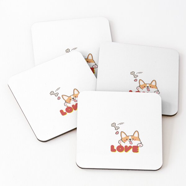 Item preview, Love dog sticker designed and sold by Art-Echo.