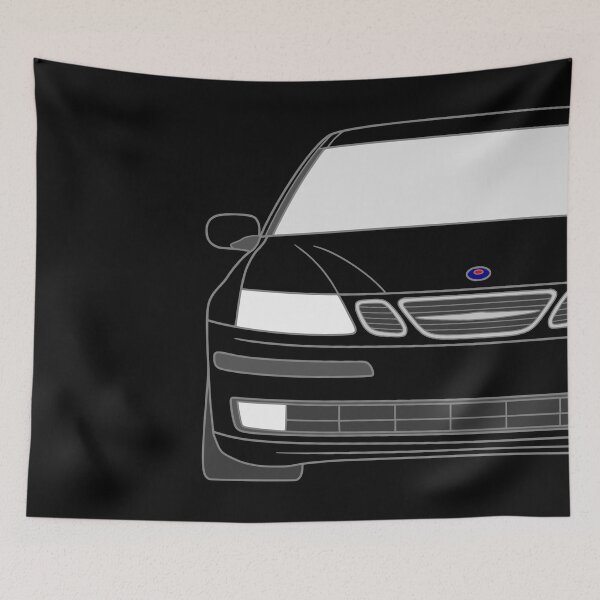 Artikelvorschau, Saab 9-3 2003-2014 farbig entworfen und verkauft von EdimDesign.