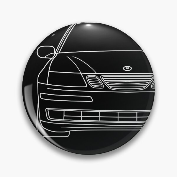 Item preview, Saab 9-3 2003-2014 white lines designed and sold by EdimDesign.