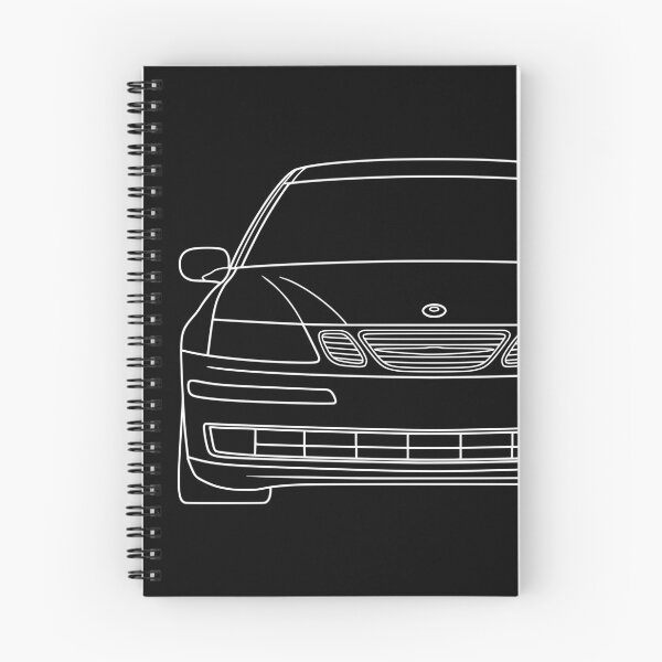 Item preview, Saab 9-3 2003-2014 white lines designed and sold by EdimDesign.