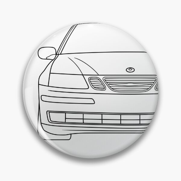 Item preview, Saab 9-3 2003-2014 black lines designed and sold by EdimDesign.