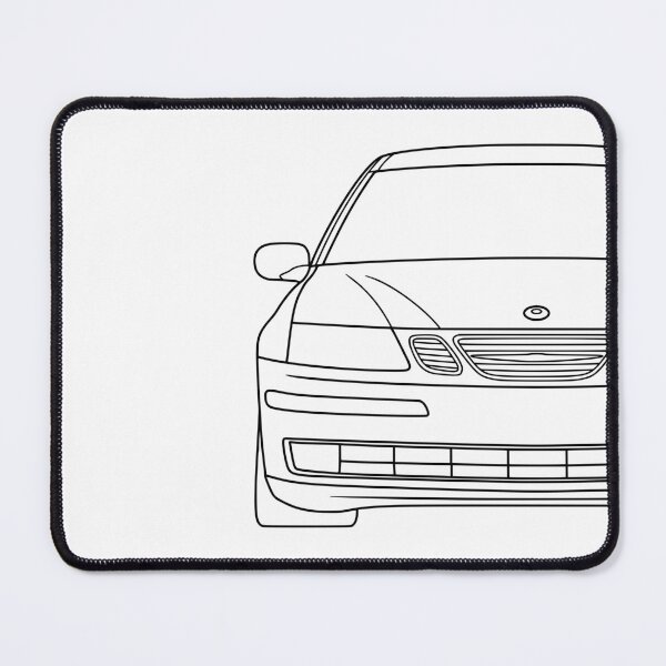 Item preview, Saab 9-3 2003-2014 black lines designed and sold by EdimDesign.