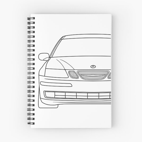 Item preview, Saab 9-3 2003-2014 black lines designed and sold by EdimDesign.