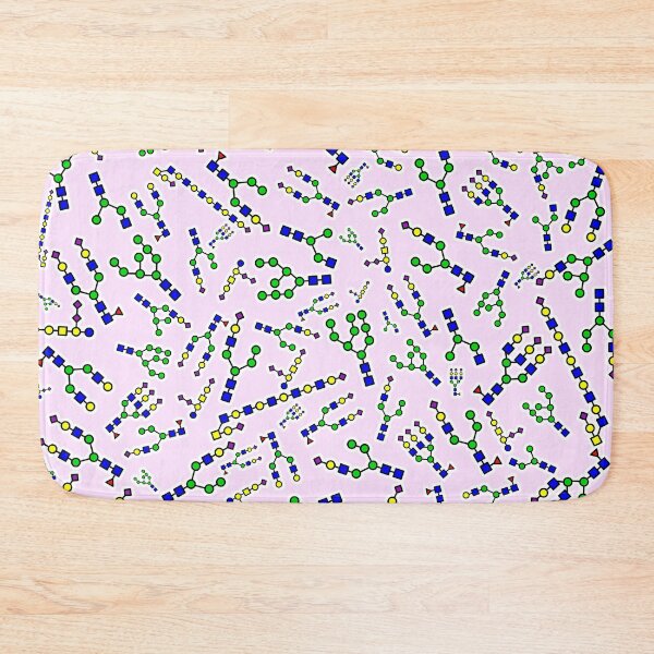 Item preview, Sugary Glycan Swirl - Bubblegum Pink Background designed and sold by Artsy-Chemist.