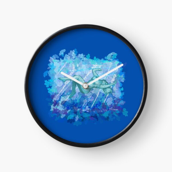 Untitled Blue Woman in Water Clock