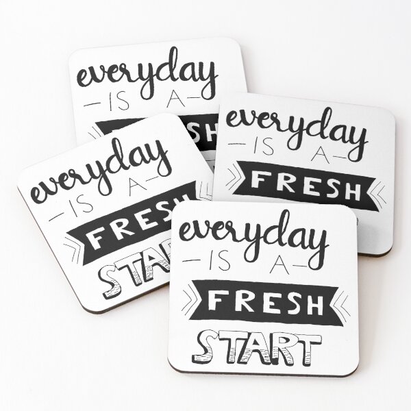 Item preview, Every day is a fresh start designed and sold by TheFoolsGallery.