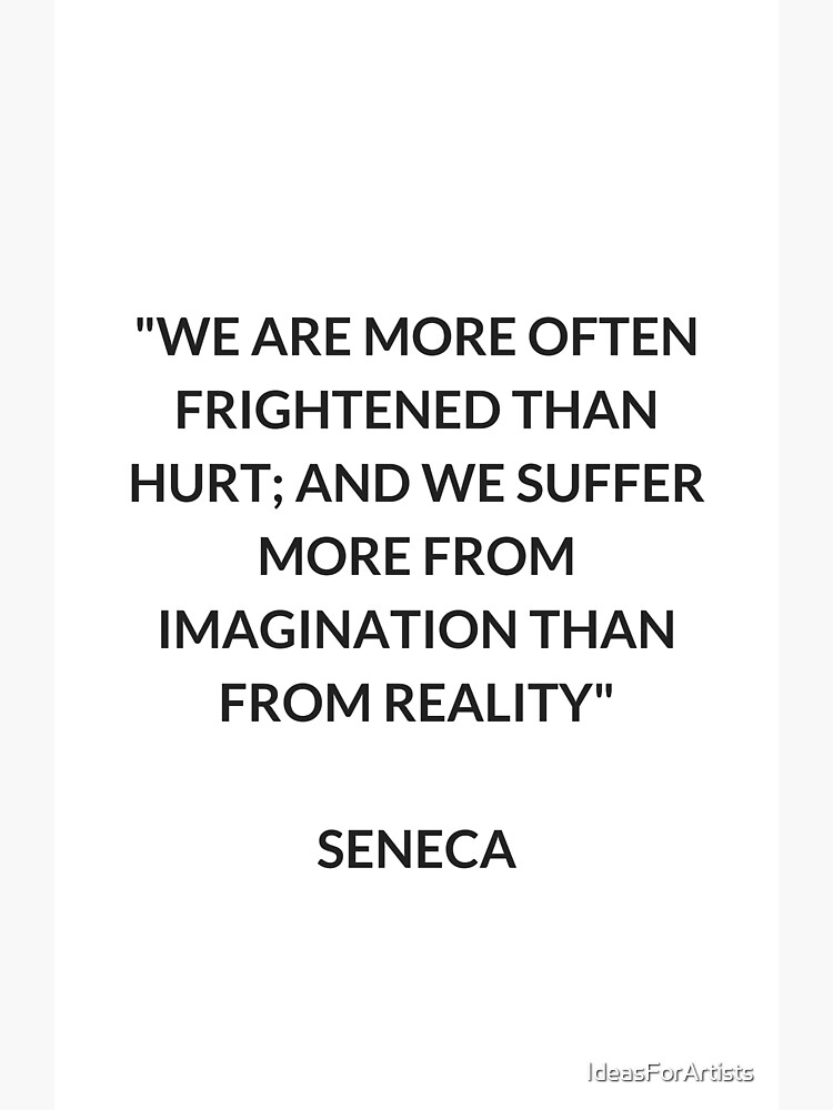 SENECA Stoic Philosophy Quote by IdeasForArtists
