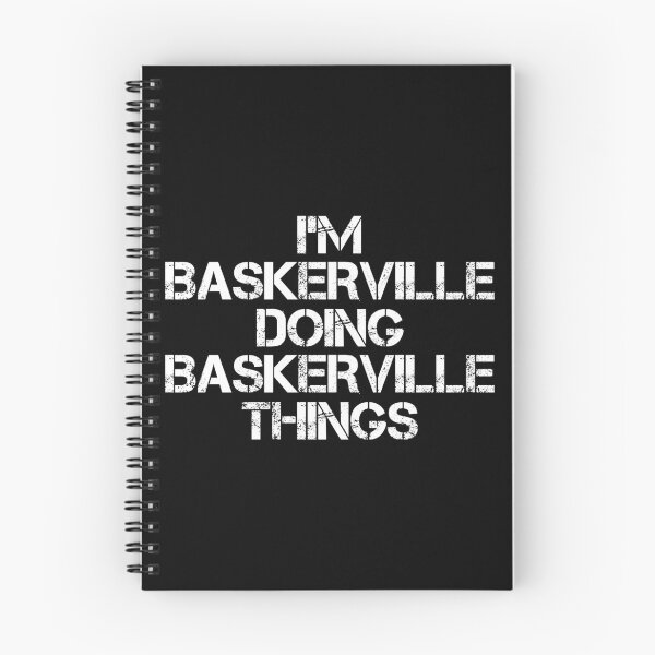 Item preview, Baskerville Name T Shirt - Doing Baskerville Things Name Gift Item Tee designed and sold by masondilla.