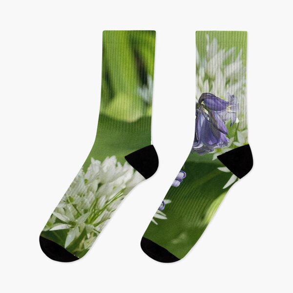Item preview, English Wild Flowers - Bluebell and Wild Garlic designed and sold by Violaman.