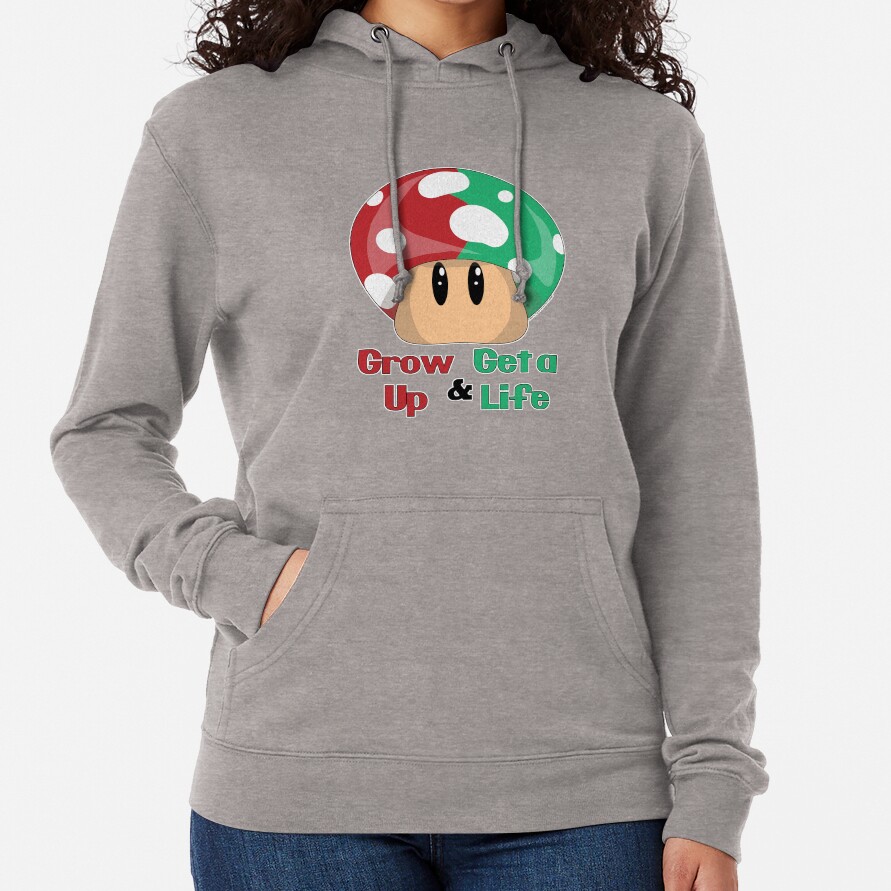 Grow Up & Get a Life Lightweight Hoodie