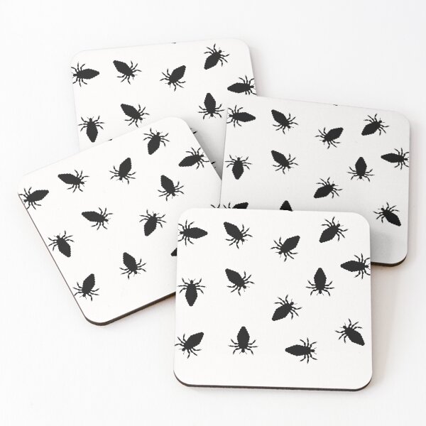 Item preview, Black lady bug pattern designed and sold by Sam Artist.