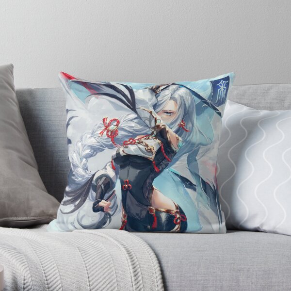Shenhe - Genshin Impact Throw Pillow