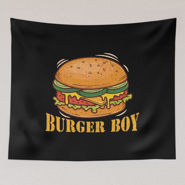 Item preview, Burger Boy - I Love Burger - Burger Yunkie designed and sold by Shirtflyer.