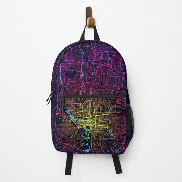 Item preview, Columbus City Map of Ohio, USA - Neon designed and sold by deMAP.