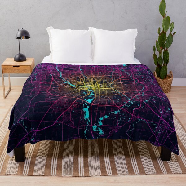 Item preview, Columbus City Map of Ohio, USA - Neon designed and sold by deMAP.