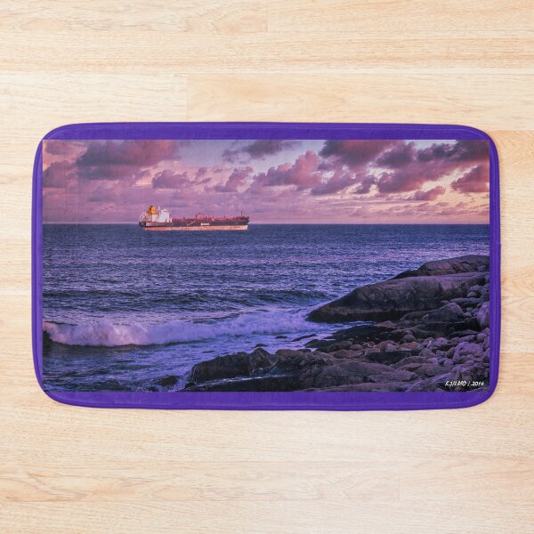 Item preview, Freighter Ship at Sunset designed and sold by kenmo.