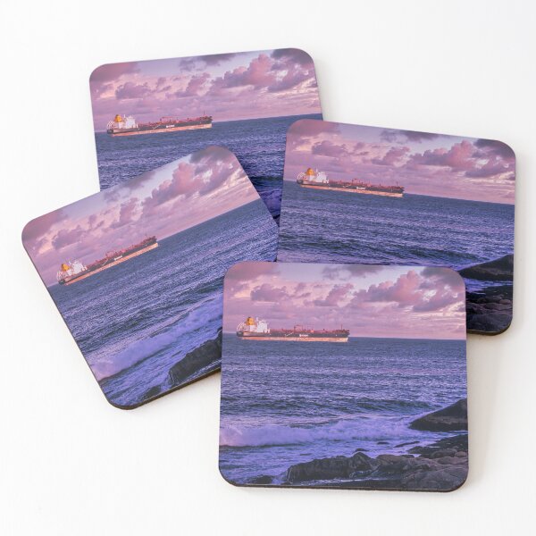 Item preview, Freighter Ship at Sunset designed and sold by kenmo.