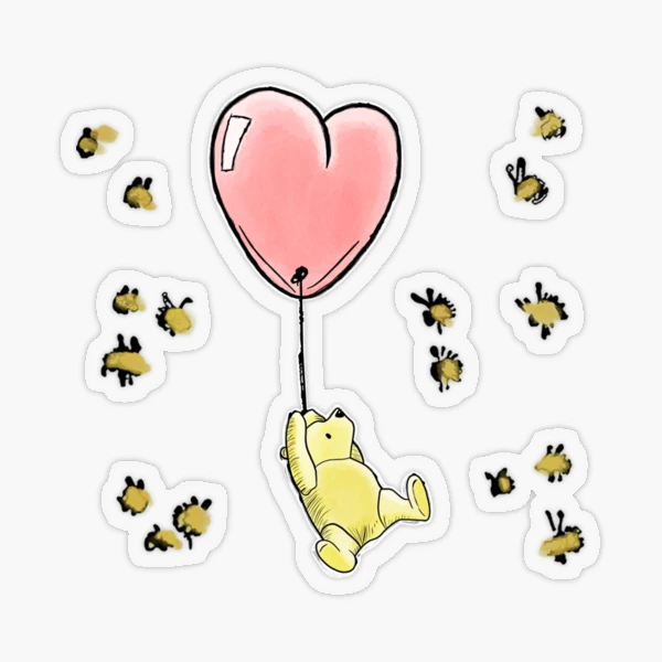 50pcs/pack Winnie The Pooh Stickers – Art from Heart