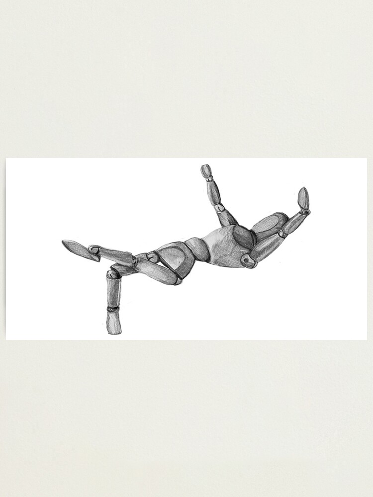 Drawing Mannequin - Pencil Drawing Photographic Print for Sale by  BrittaniRose