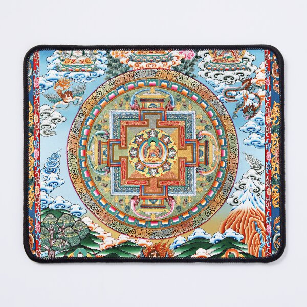 Item preview, Mandala 98 Tibetan Buddhist Blue Six Deity designed and sold by GuyBlank.