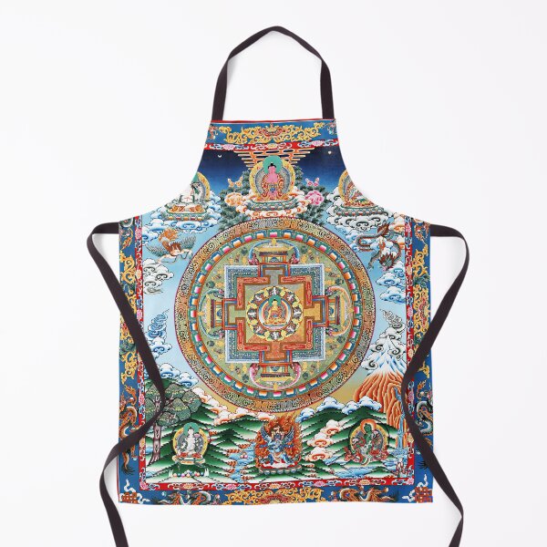 Item preview, Mandala 98 Tibetan Buddhist Blue Six Deity designed and sold by GuyBlank.