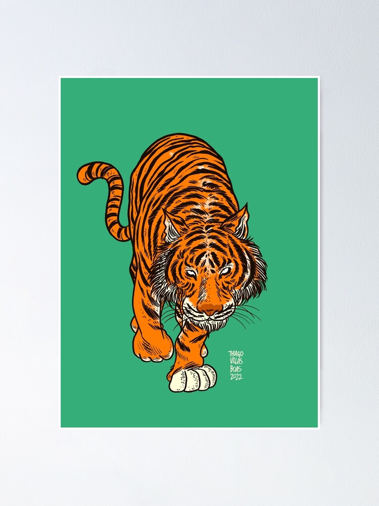 Bengal Tiger Fun Facts Art Board Print for Sale by KyleNesas