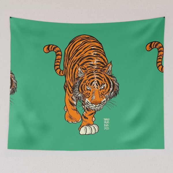Item preview, Tiger Walking  designed and sold by VillasThiagoArt.