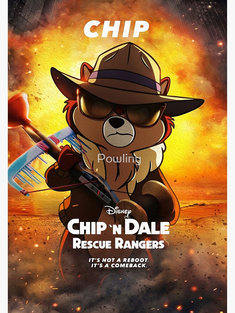 Discover Chip N Dale 2022 Movie , Rescue Rangers 2022 Cartoon , Chip N Dale Cartoon, Chip N Dale 2022 Premium Matte Vertical Poster