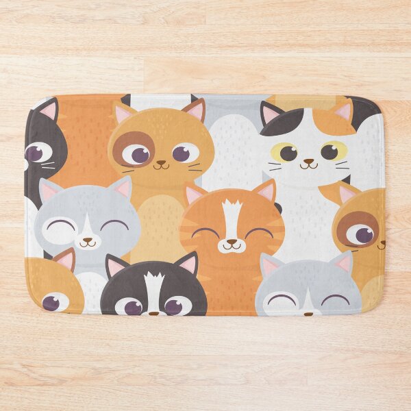 Item preview, cat mat pattern designed and sold by adeleqo.