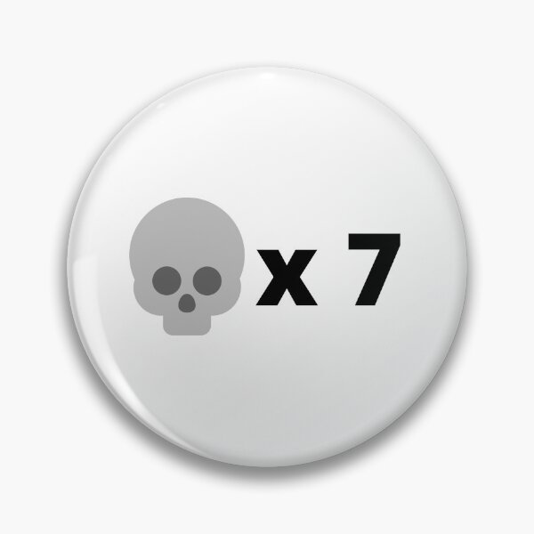 Item preview, Skull emoji times 7 designed and sold by sonboi.