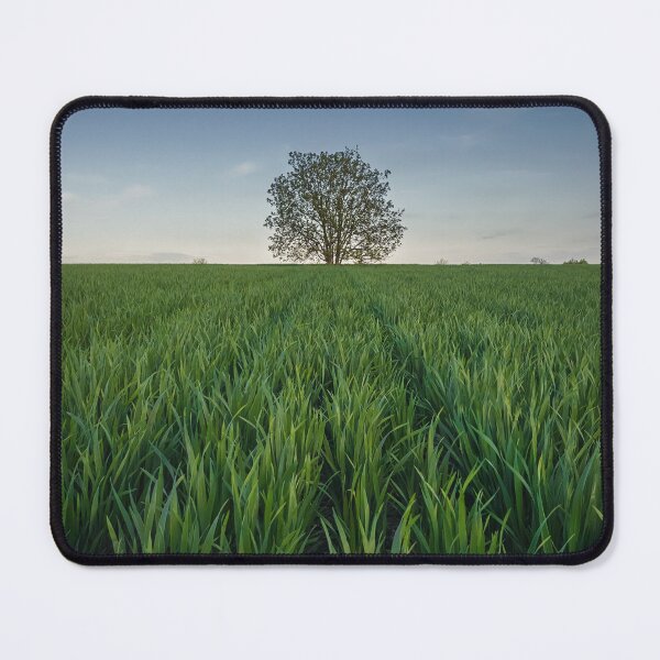 Item preview, Solitary tree in the green field designed and sold by psychoshadow.