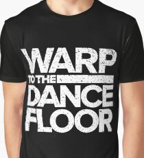 Warp to the Dance Floor (White) Graphic T-Shirt