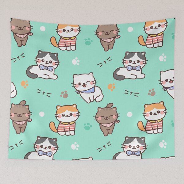 Item preview, cat mat pattern designed and sold by adeleqo.