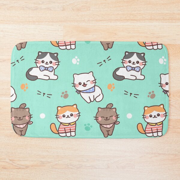 Item preview, cat mat pattern designed and sold by adeleqo.