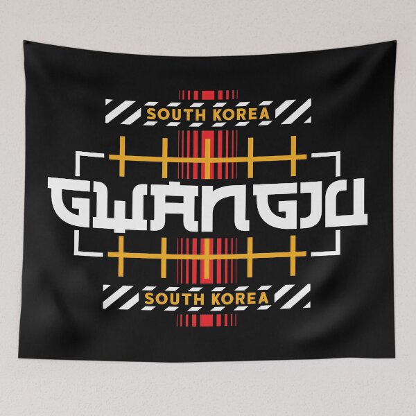 Item preview, Gwangju, gwangju, seoul, korea, south korea, busan, daegu, incheon, daejeon, korean, suwon, kpop, flag, kdrama designed and sold by NAZIMNADIR.