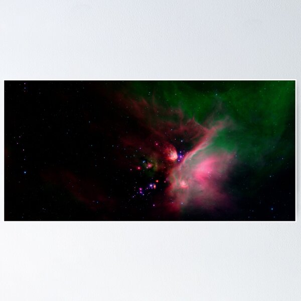 Item preview, Young Stars in Galactic Dust Cloud Fuchsia Purple Green designed and sold by 2sweetsDesign.