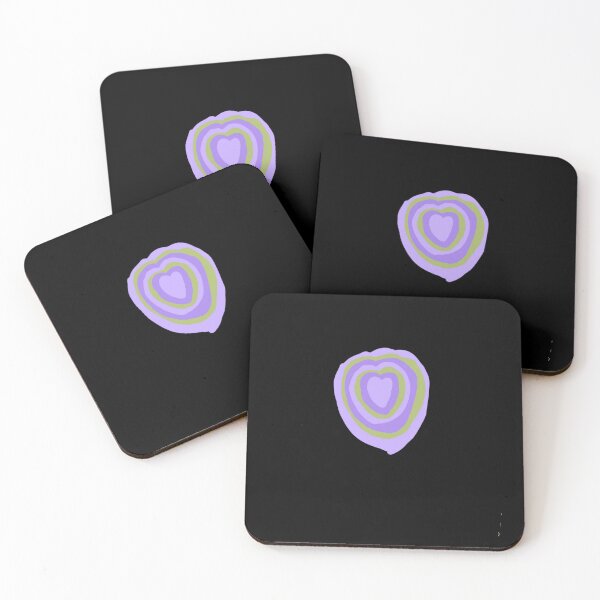 Item preview, Small Purple and Green Heart designed and sold by flavsdoodles.