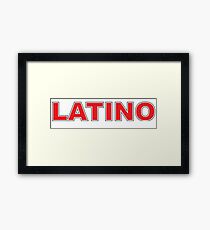 Latino Framed Print