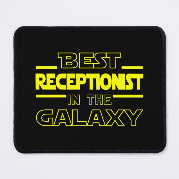 Item preview, Receptionist Job Dad Mom Hudband Mens Shirt, Best Receptionist In The Galaxy, Funny Receptionist Birthday christmas Gift Gift designed and sold by xlnv.