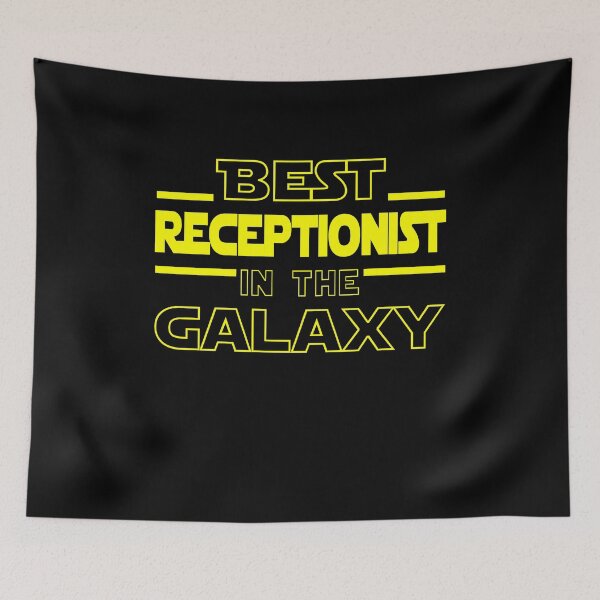 Item preview, Receptionist Job Dad Mom Hudband Mens Shirt, Best Receptionist In The Galaxy, Funny Receptionist Birthday christmas Gift Gift designed and sold by xlnv.