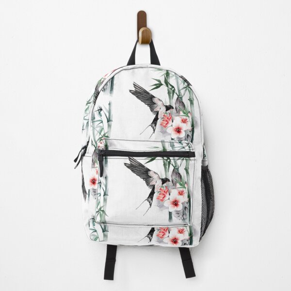 Item preview, Swallow with Bamboo and flowers designed and sold by RonelBroderick.