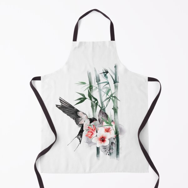 Item preview, Swallow with Bamboo and flowers designed and sold by RonelBroderick.