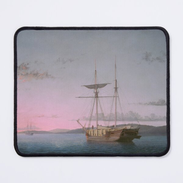 Item preview, Lumber Schooners at Evening on Penobscot Bay | Fitz Henry Lane | 1863 Navy Art designed and sold by CJET.