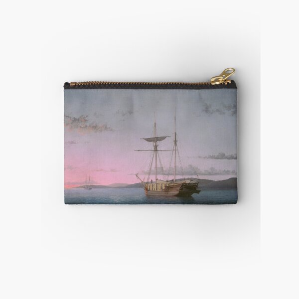 Item preview, Lumber Schooners at Evening on Penobscot Bay | Fitz Henry Lane | 1863 Navy Art designed and sold by CJET.