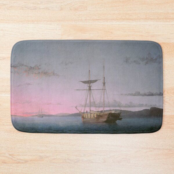 Item preview, Lumber Schooners at Evening on Penobscot Bay | Fitz Henry Lane | 1863 Navy Art designed and sold by CJET.