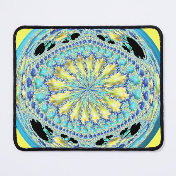 Item preview, Blue and Yellow Circles Orb designed and sold by Elisabeth Lucas.