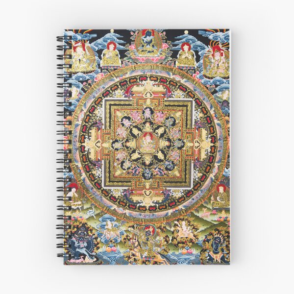 Item preview, Mandala 85 Mandala azul rosa dorado designed and sold by GuyBlank.